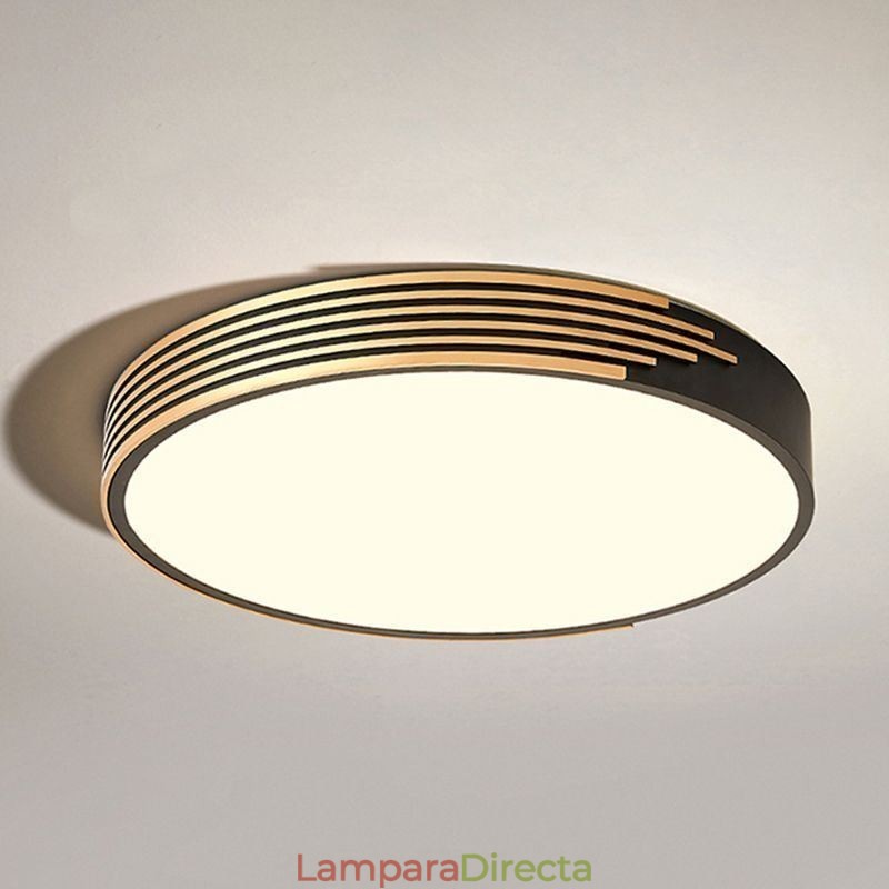Lámpara de techo empotrada moderna con iluminación circular