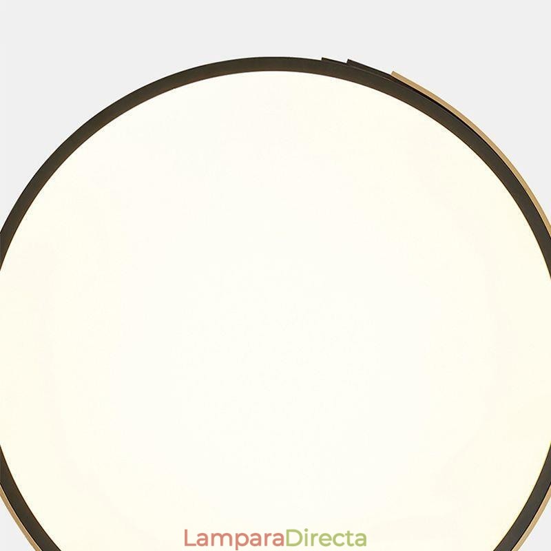 Lámpara de techo empotrada moderna con iluminación circular