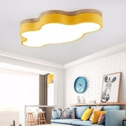 Lámpara de techo empotrada moderna y creativa de acrílico con forma de nube para niños