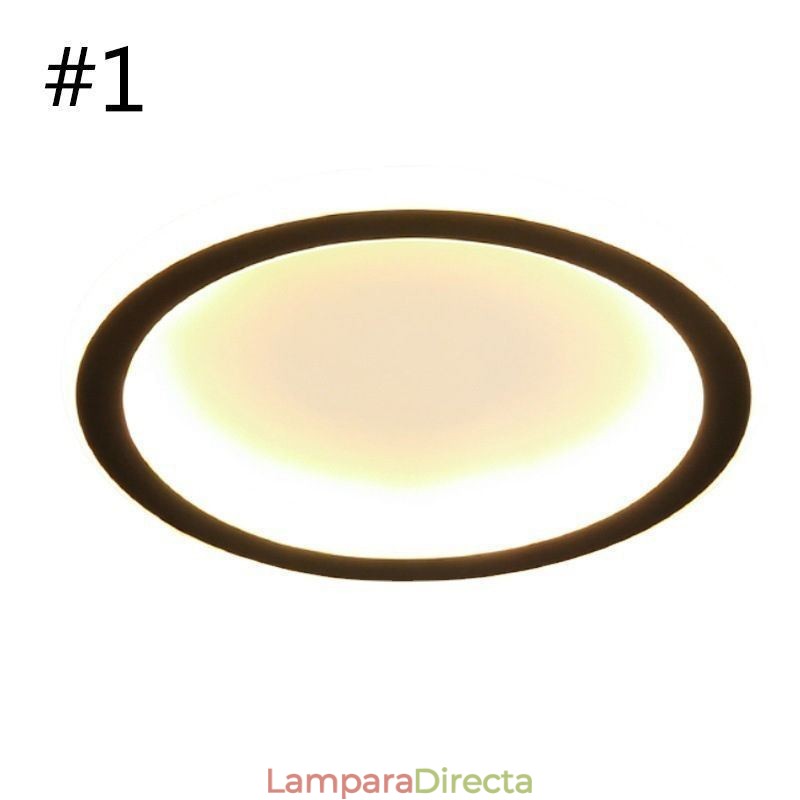 Lámpara de techo empotrada redonda para escalera