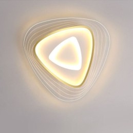 Lámpara de techo empotrada triangular