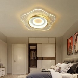 Lámpara de techo creativa moderna empotrada con forma de estrella de 36 W