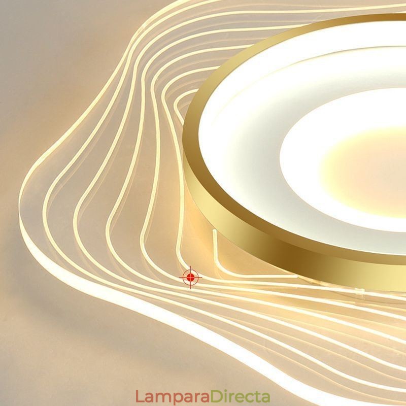Lámpara de techo creativa moderna empotrada con forma de estrella de 36 W