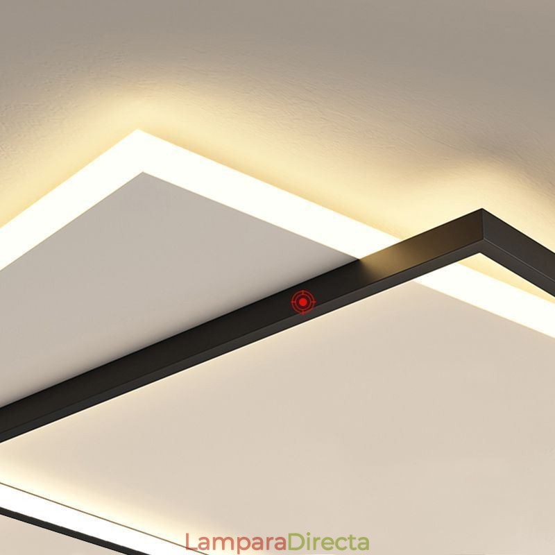 Lámpara de techo minimalista empotrada