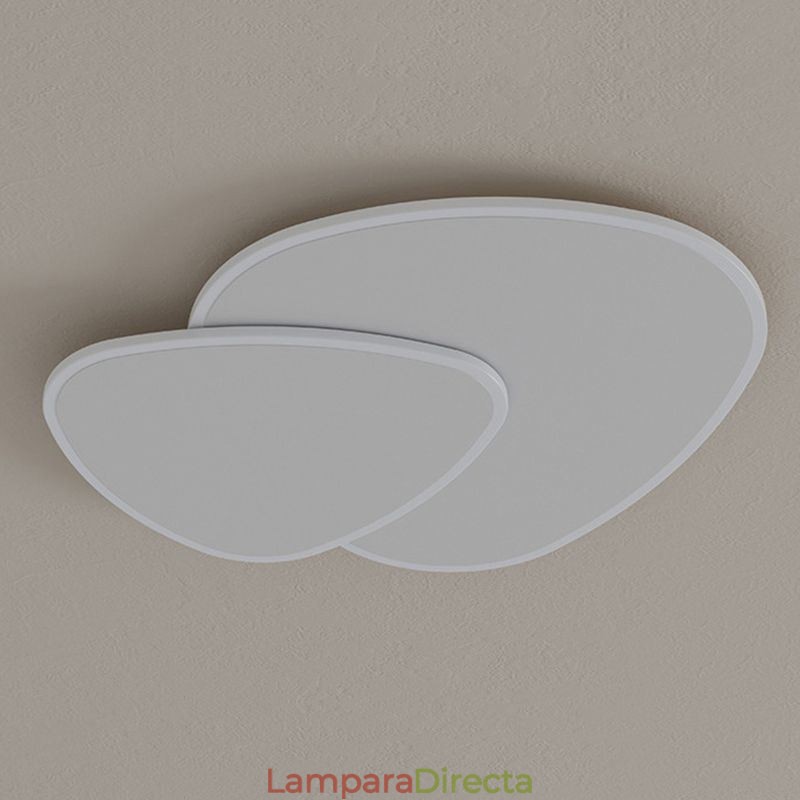 Iluminación de techo de triángulo doble con montaje empotrado