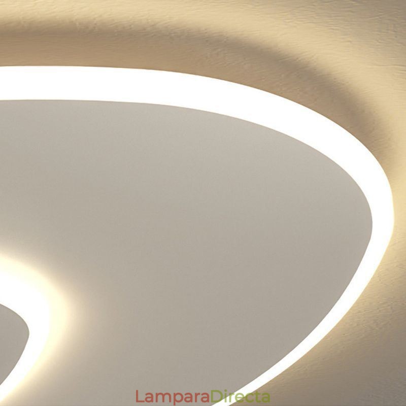 Iluminación de techo de triángulo doble con montaje empotrado