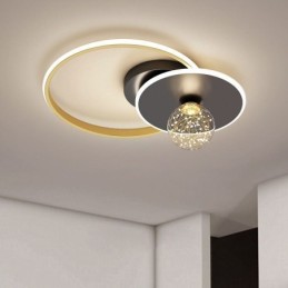 Lámpara de techo minimalista empotrada para decoración del hogar