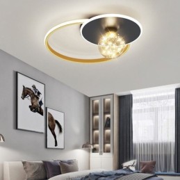 Lámpara de techo minimalista empotrada para decoración del hogar