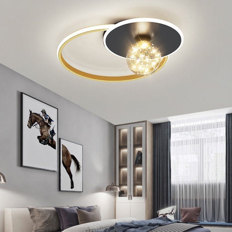 Lámpara de techo minimalista empotrada para decoración del hogar