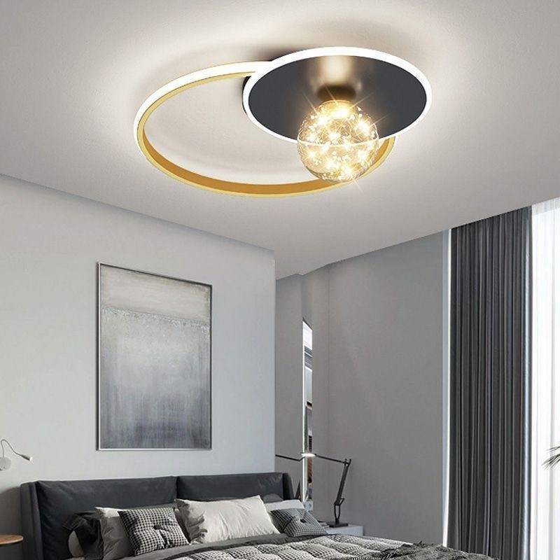 Lámpara de techo minimalista empotrada para decoración del hogar