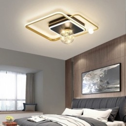 Lámpara de techo moderna con montaje empotrado para decoración del hogar