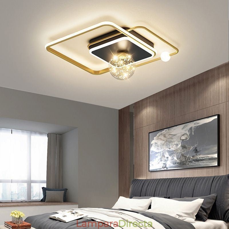 Lámpara de techo moderna con montaje empotrado para decoración del hogar