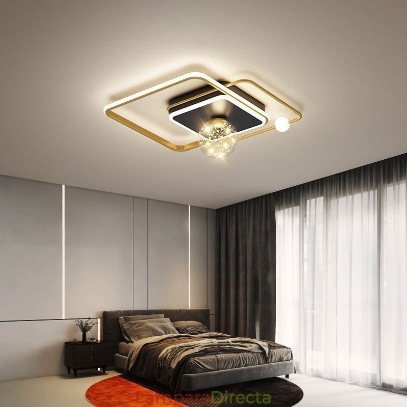 Lámpara de techo moderna con montaje empotrado para decoración del hogar