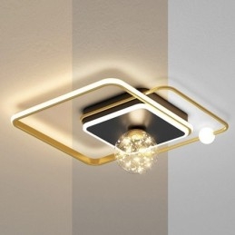 Lámpara de techo moderna con montaje empotrado para decoración del hogar