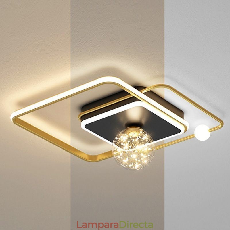 Lámpara de techo moderna con montaje empotrado para decoración del hogar