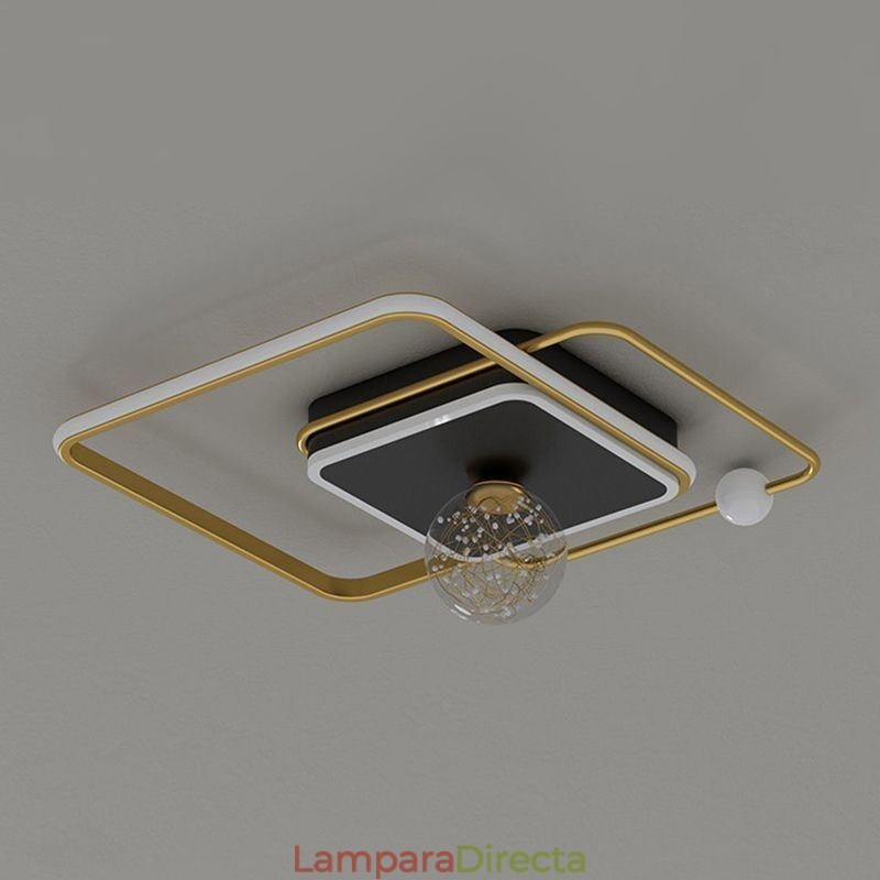 Lámpara de techo moderna con montaje empotrado para decoración del hogar