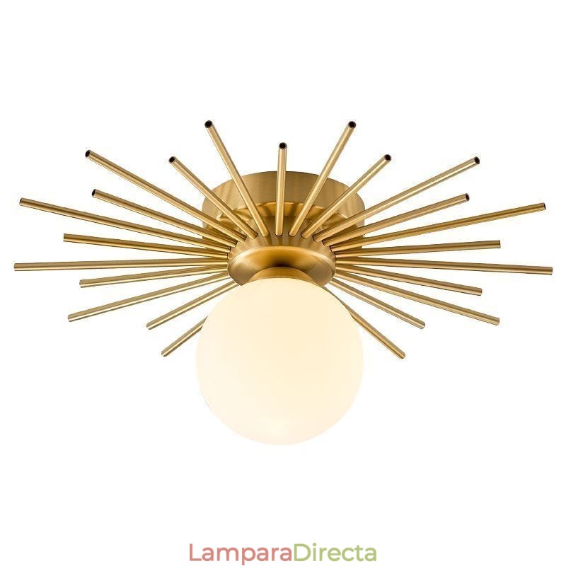 Lámpara de techo empotrada moderna de 1 luz con forma de globo
