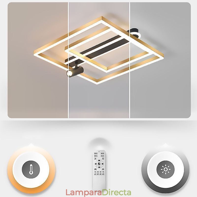 Lámpara de techo acrílica minimalista empotrada