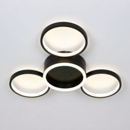 Lámpara de techo empotrada de 4 anillos