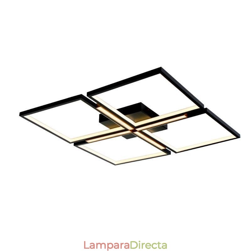 Lámpara de techo cuadrada empotrada de acrílico decorativa