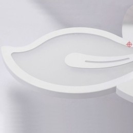 Lámpara de techo empotrada con pétalos creativos
