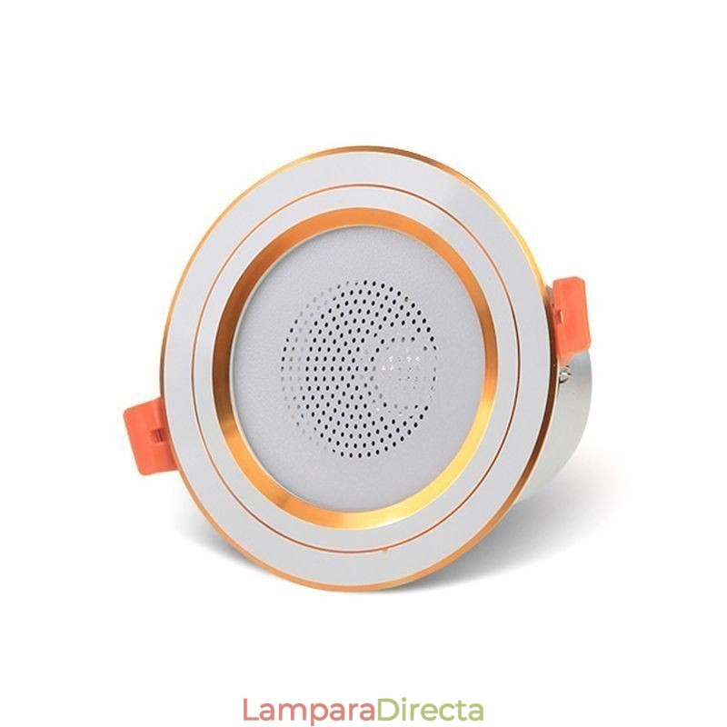 Lámpara de techo inteligente con altavoz y música Bluetooth para teléfono móvil