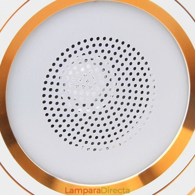 Lámpara de techo inteligente con altavoz y música Bluetooth para teléfono móvil