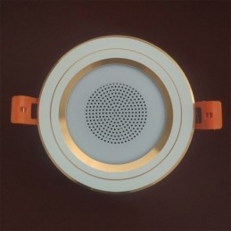 Lámpara de techo inteligente con altavoz y música Bluetooth para teléfono móvil