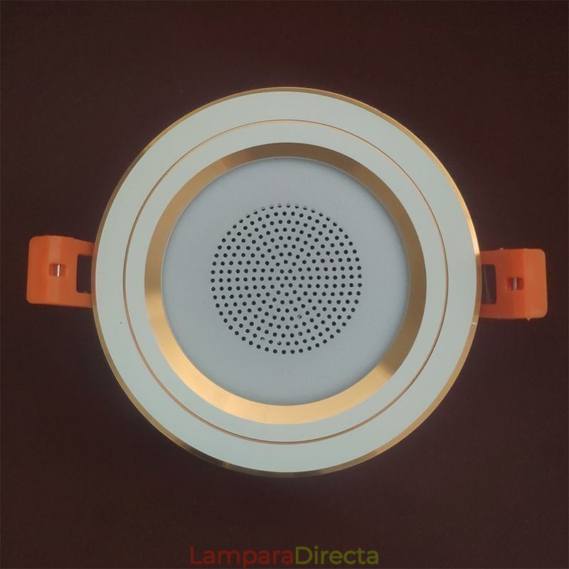 Lámpara de techo inteligente con altavoz y música Bluetooth para teléfono móvil