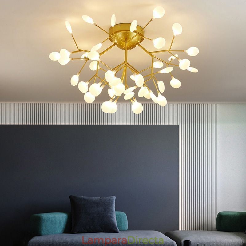 Lámpara de techo empotrada minimalista nórdica, accesorio decorativo
