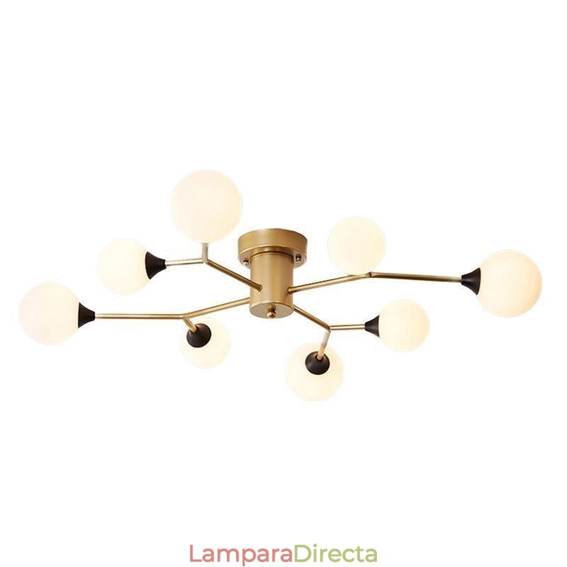 Lámpara de techo Magic Bean con bola de cristal empotrada