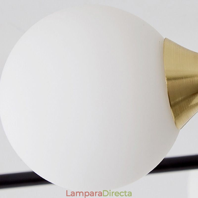Lámpara de techo Magic Bean con bola de cristal empotrada