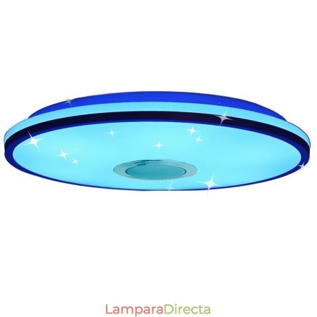 Lámpara de techo empotrada colorida con función de temporización y altavoz de música Bluetooth Lámpara de techo empotrada colorida con función de temporización y altavoz de música Bluetooth