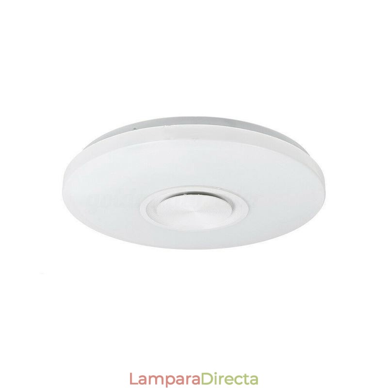 Lámpara decorativa empotrada con control remoto por aplicación y altavoz musical Bluetooth