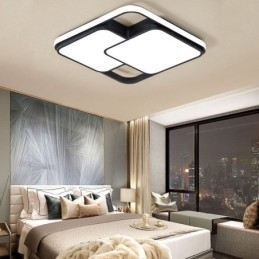 Lámpara de techo empotrada geométrica moderna, luz decorativa acrílica