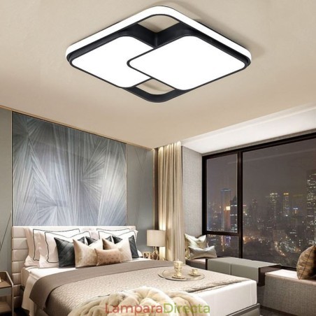 Lámpara de techo empotrada geométrica moderna, luz decorativa acrílica Lámpara de techo empotrada geométrica moderna, luz decorativa acrílica