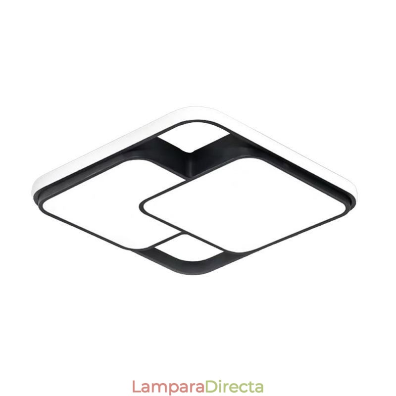 Lámpara de techo empotrada geométrica moderna, luz decorativa acrílica
