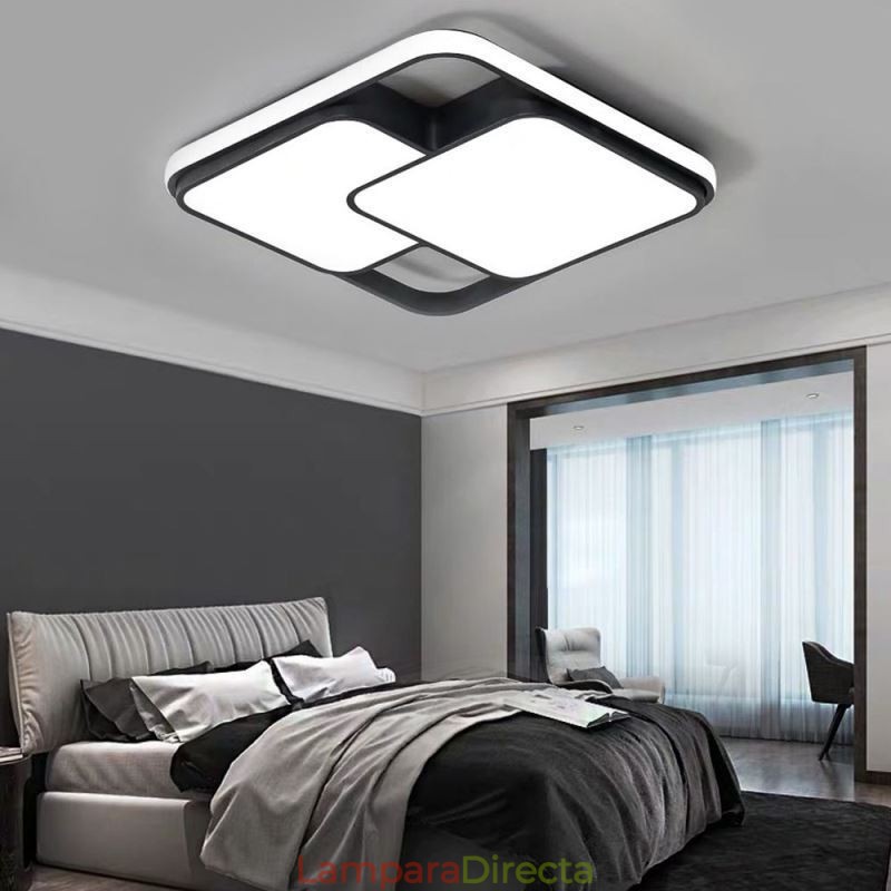 Lámpara de techo empotrada geométrica moderna, luz decorativa acrílica