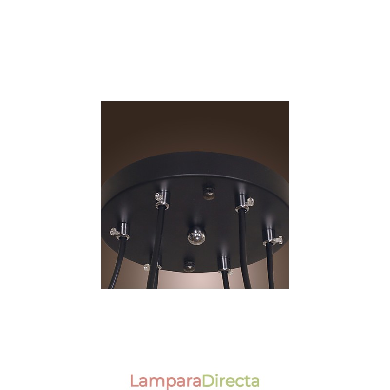 Lámpara de araña de pintura tradicional clásica vintage estilo mini