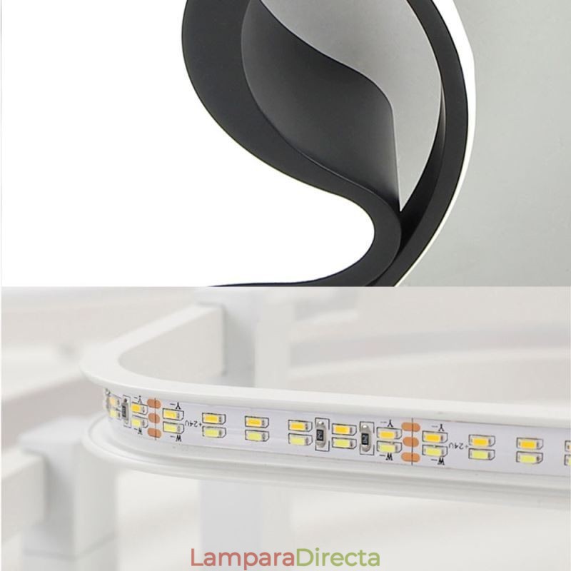 Lámpara de techo empotrada en forma de estrella, moderna y sencilla.