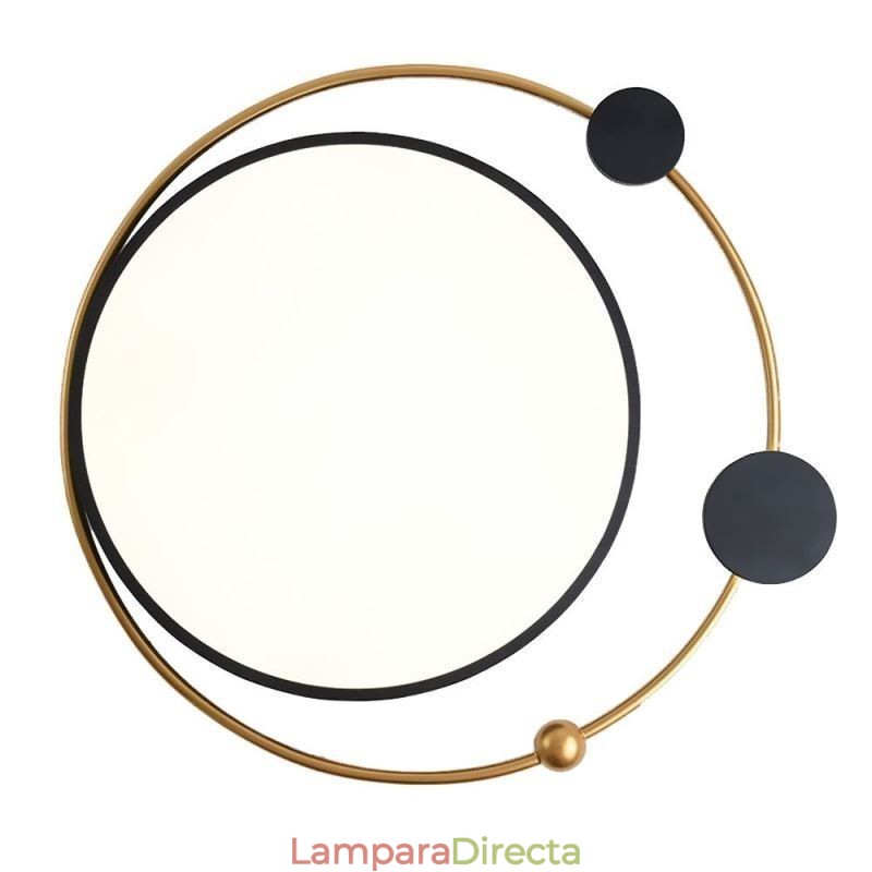 Lámpara de techo empotrada contemporánea circular de acrílico
