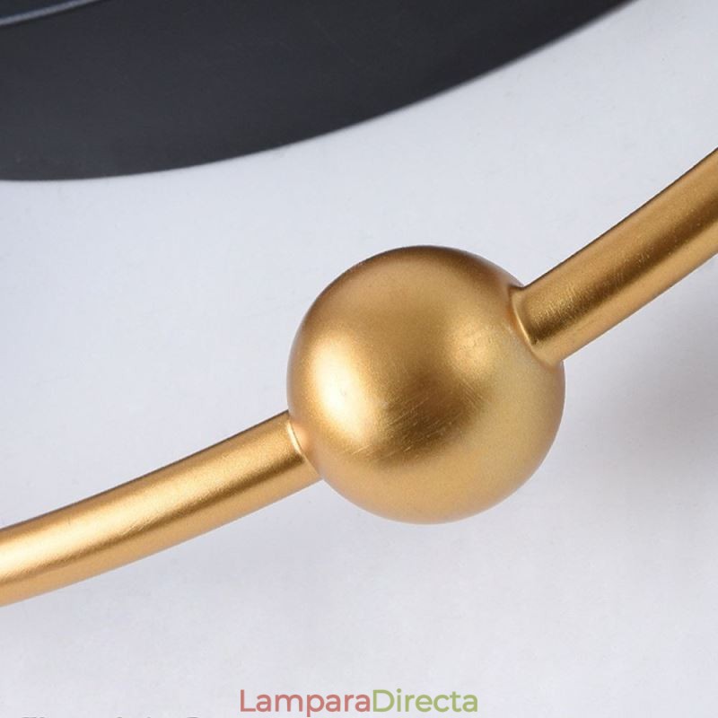 Lámpara de techo empotrada contemporánea circular de acrílico