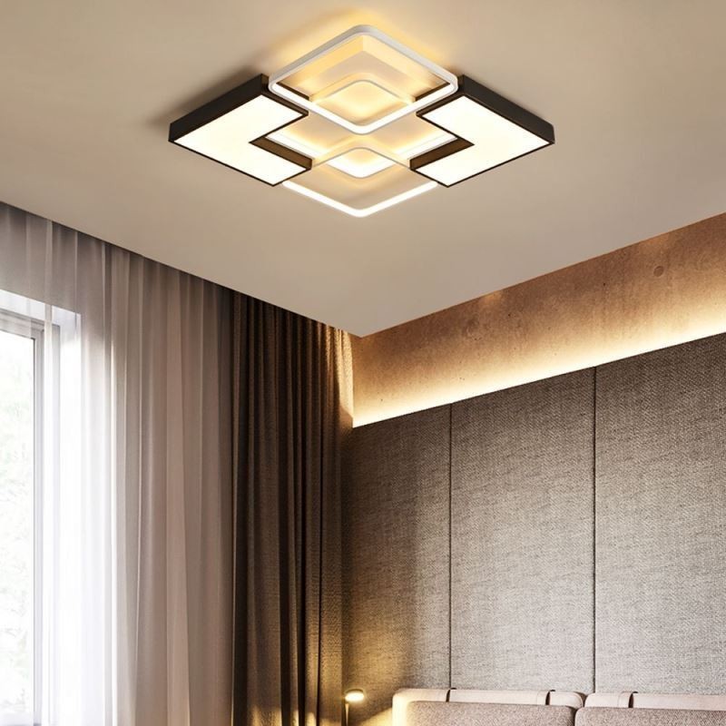 Lámpara de techo empotrada de acrílico, iluminación decorativa creativa