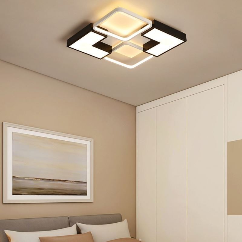 Lámpara de techo empotrada de acrílico, iluminación decorativa creativa