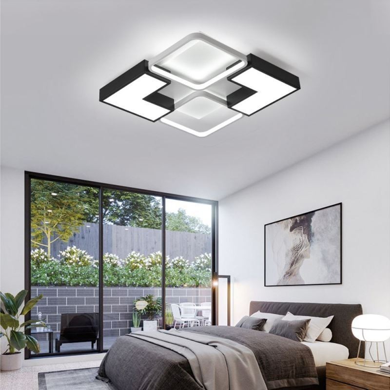 Lámpara de techo empotrada de acrílico, iluminación decorativa creativa