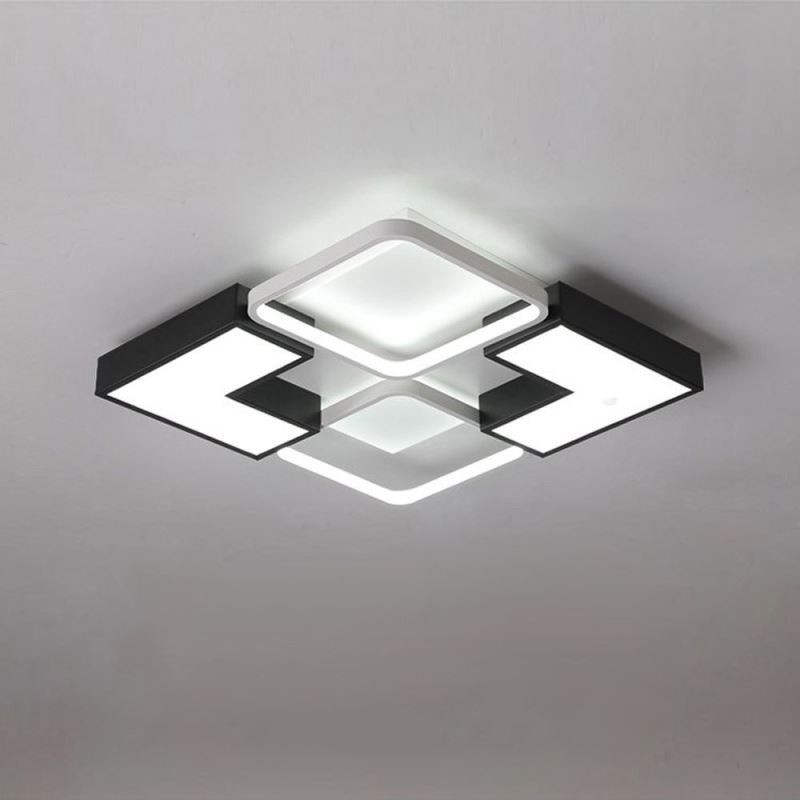 Lámpara de techo empotrada de acrílico, iluminación decorativa creativa