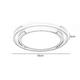 Lámpara de techo empotrada minimalista moderna, lámpara de techo circular
