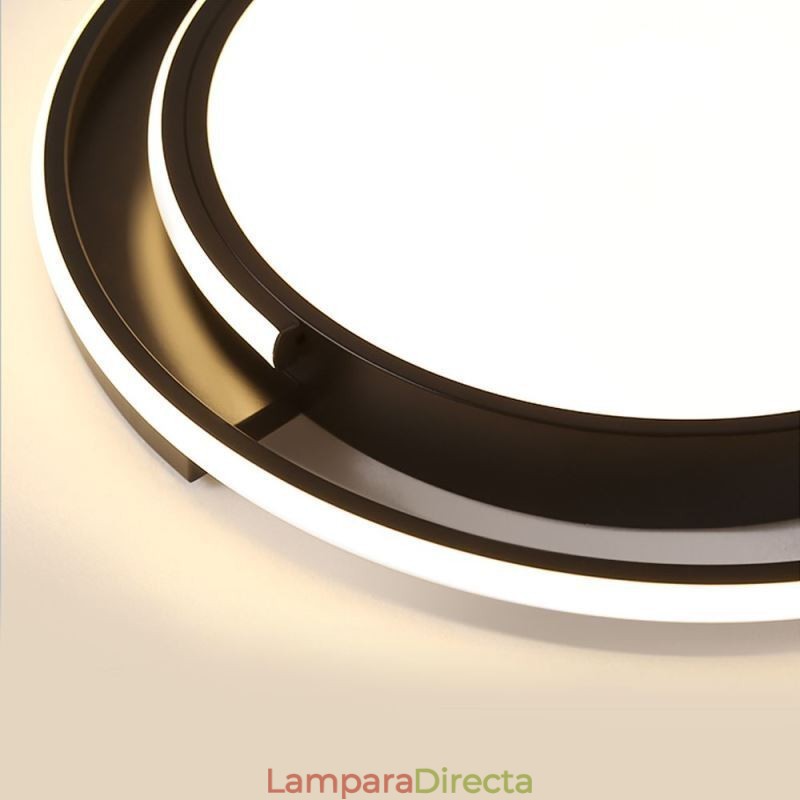 Lámpara de techo empotrada minimalista moderna, lámpara de techo circular