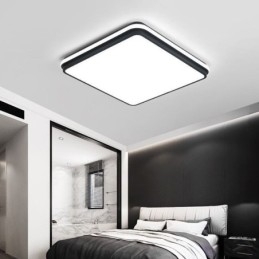 Lámpara de techo empotrada cuadrada minimalista, iluminación acrílica moderna
