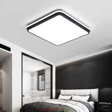 Lámpara de techo empotrada cuadrada minimalista, iluminación acrílica moderna Lámpara de techo empotrada cuadrada minimalista, iluminación acrílica moderna